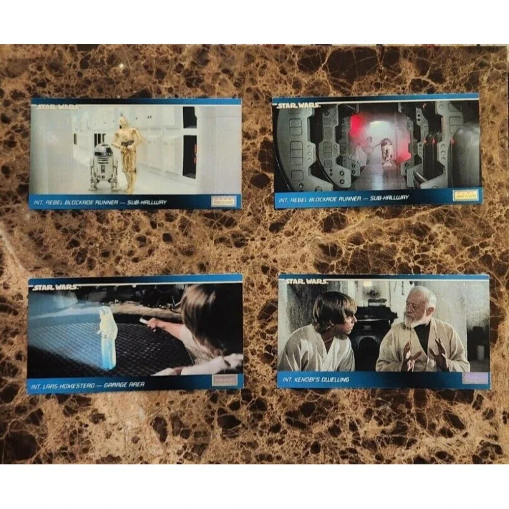 Lot of 7 1994 Star Wars Widevision Trading Cards